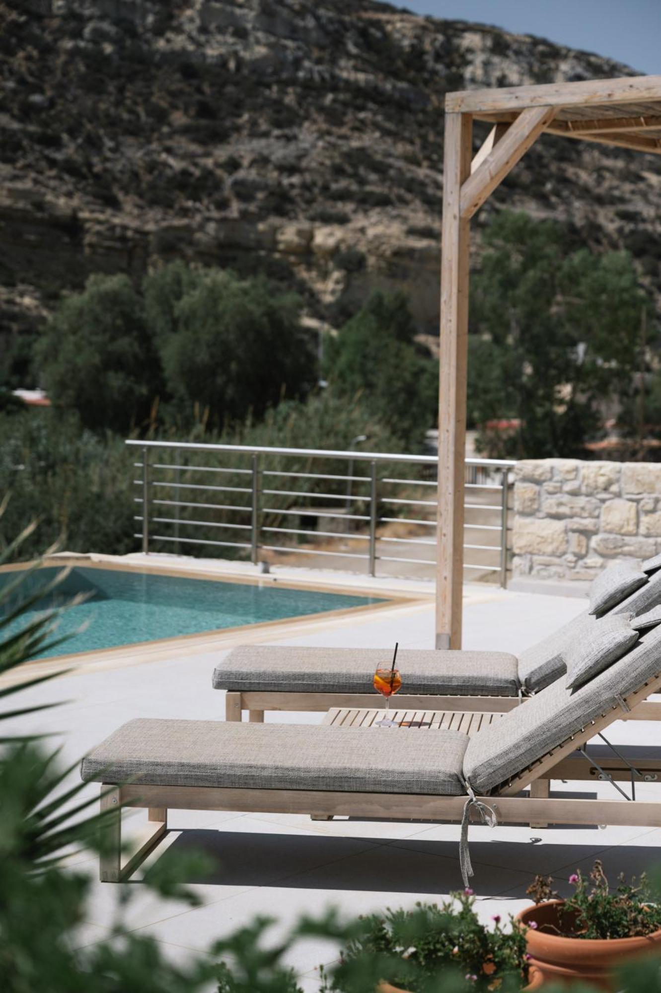 Luxury Villas Ammos In Style Matala Exterior foto