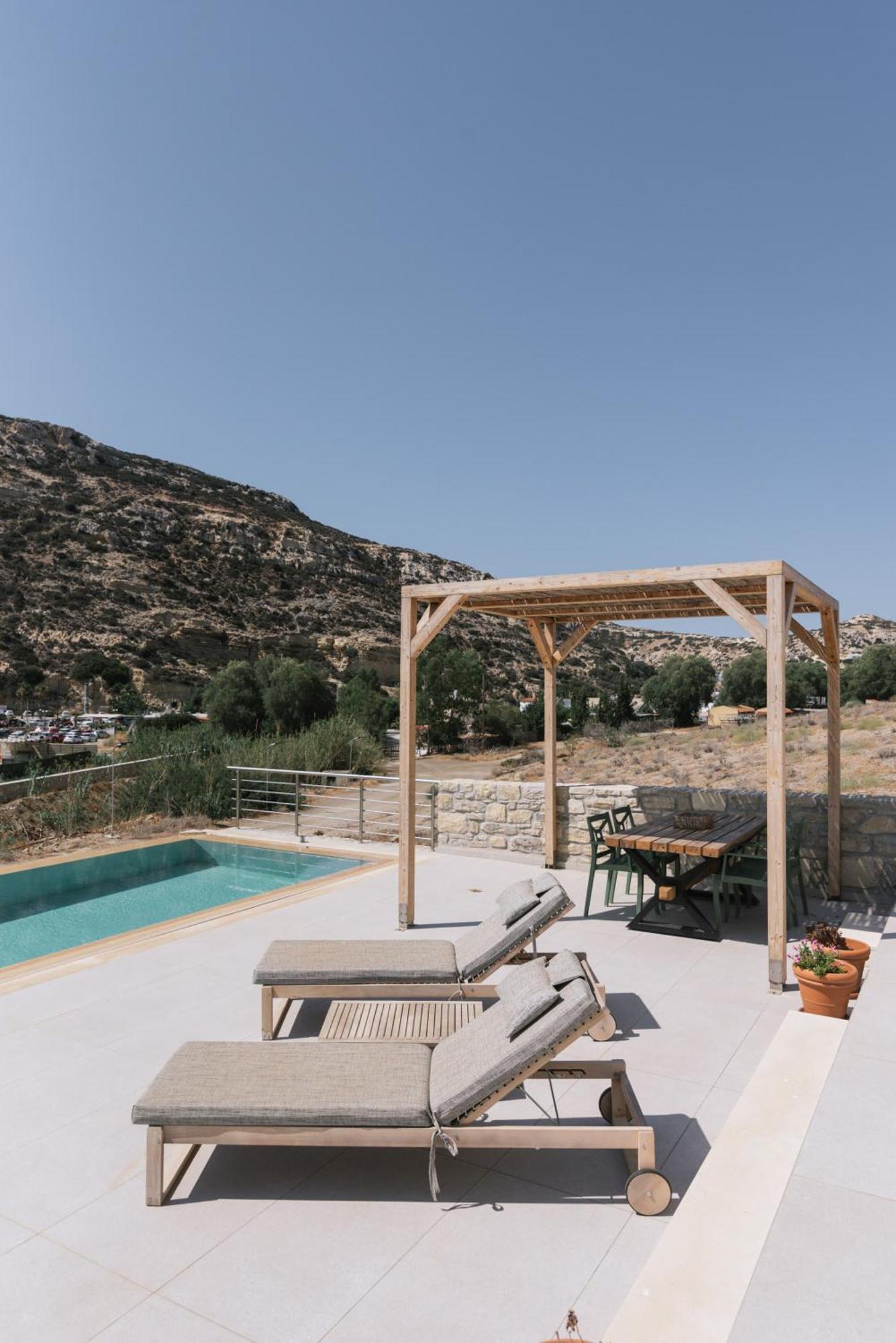 Luxury Villas Ammos In Style Matala Exterior foto